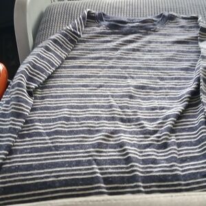 Blue and white shirt